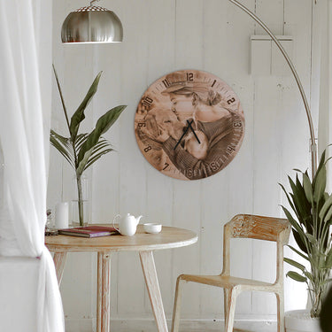 Massive ure med dit foto - 50 cm